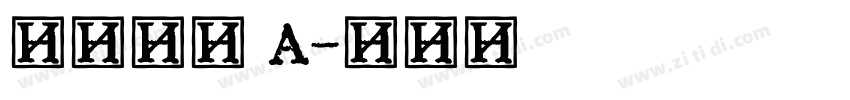 纳米老宋 A字体转换